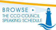 Browse the CCO Council Speaking Schedule